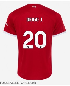 Günstige Liverpool Diogo Jota #20 Heimtrikot 2023-24 Kurzarm